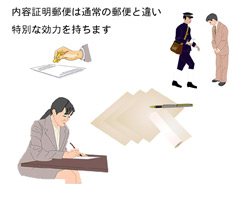 言い逃れできない内容証明郵便